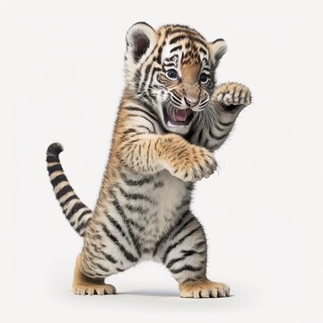 Tigerbaby, made by Ai, künstliche Intelligenz, Ai-Art