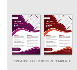 Modern, Creative, Corporate Flyer Design Template