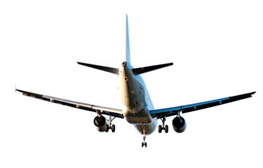 rear view of aircraft