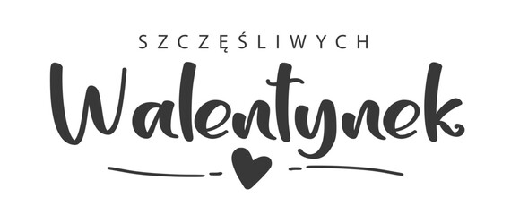 Szczęśliwych walentynek. Ilustracja wektorowa. Projekt kartki z życzeniami i sercem © FriendlyPixels