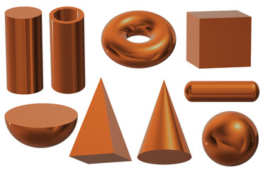 icon, vector geometric figures