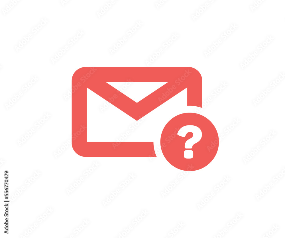 Poster social media question and answer, message request logo design. using personal or professional busine