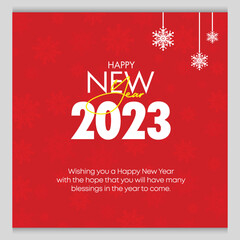 Happy New Year 2023  Greeting Card