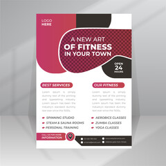 Modern Gym and Body Fitness agency template design