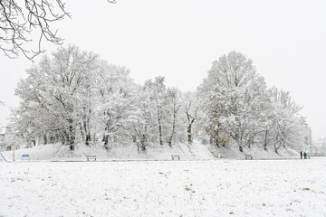 Basel, Bruderholz, Batterie, Wasserturm, Wanderweg, Spazierweg, Aussichtspunkt, Basel-Stadt, Winterspaziergang, Winter, Winterlandschaft, Stadt, Schweiz