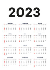 New 2023 Calendar