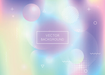 Hologram Design. Holographic Shape. Digital Fluid. Simple Dots. Science Flyer. Retro Vector. Violet Round Pattern. Space Pearlescent Composition. Purple Hologram Design