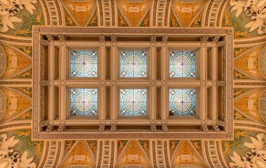 Roof of the Library of Congress.