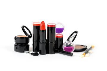 Women's make-up cosmetics to emphasize female beauty