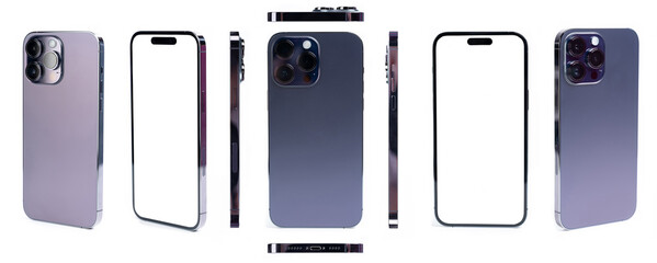 Trendy purple smartphone