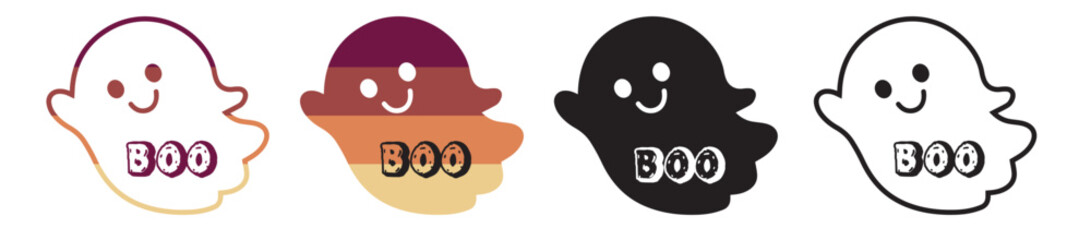 Halloween Cute Boo Ghost