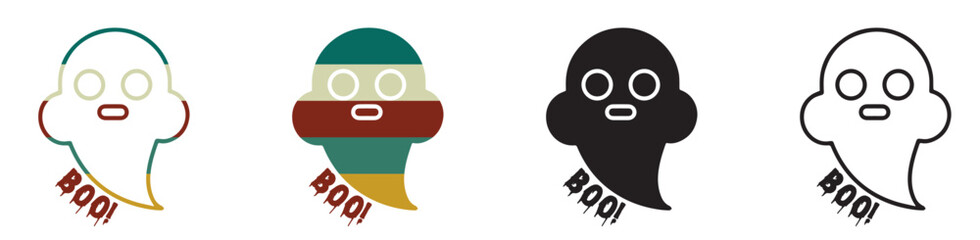 Halloween Cute Boo Ghost