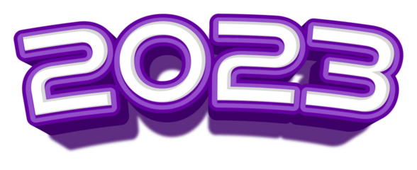 happy new year 2023 eve celebrations font golden purple shiny 