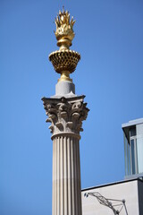 Fototapeta na wymiar Paternoster Square Column in London, England Great Britain 