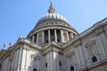 Fototapeta na wymiar The Saint Paul´s Cathedral in London, England Great Britain 