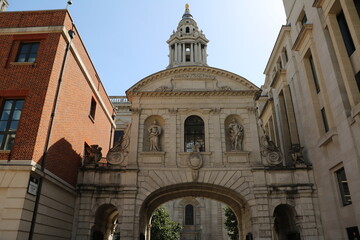 Fototapeta na wymiar Paternoster Square in London, England Great Britain