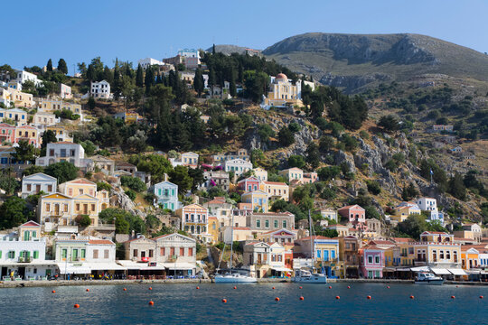 Gialos Harbor, Symi (Simi) Island; Dodecanese Island Group, Greece