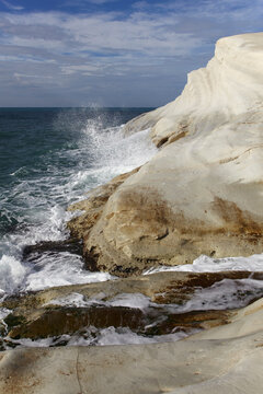 Scala dei Turchi cliffs, Realmonte, near Agrigento, Sicily, Italy.; Realmonte, just west of Agrigento, on the south coast of Sicily, Italy.