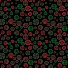 Winter seamless Noel snowflakes for wrapping paper and clothes print and kids and Christmas gifts