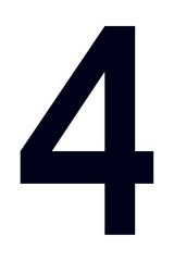 number four icon