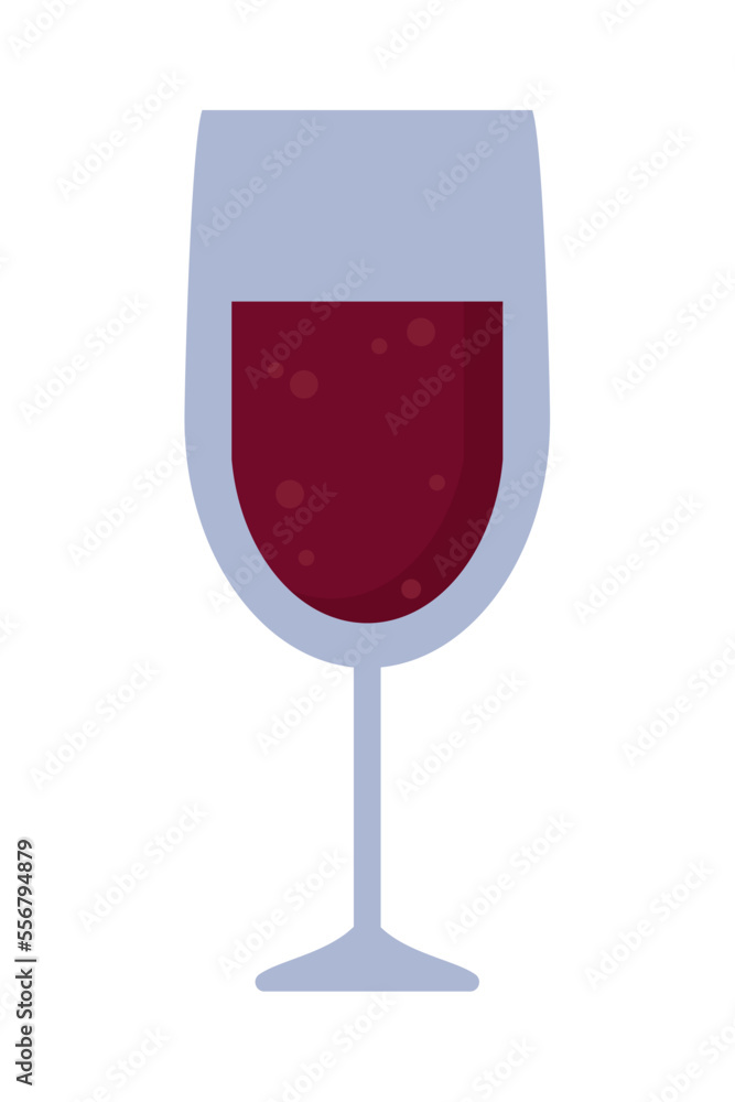 Sticker wine glass icon