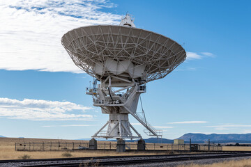 One of the many Radio Telescopes around the National Radio Astronomy Observatory Very Large Array complex in New Mexico; Magdelena, New Mexico, United States of America