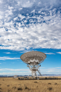 One of the many Radio Telescopes around the National Radio Astronomy Observatory Very Large Array complex in New Mexico; Magdelena, New Mexico, United States of America