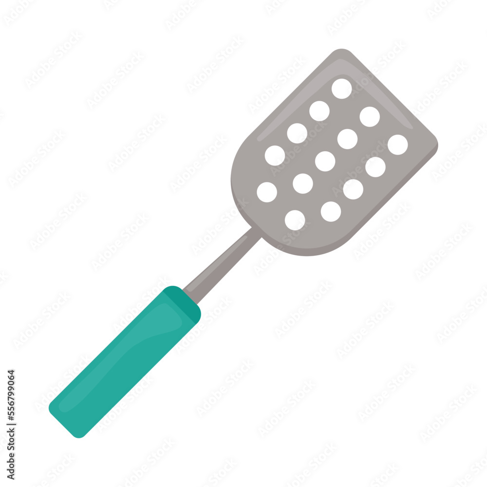 Poster bbq spatula icon