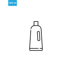 Detergent bottle line icon Vector illustration