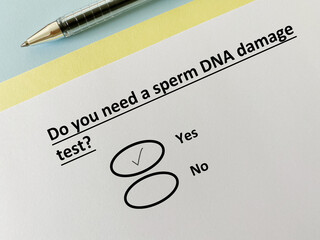 Question about infertility