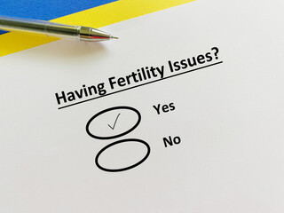 Question about infertility