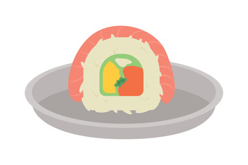 salmon maki icon