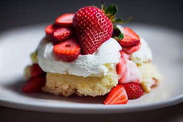 Strawberry Shortcake (Generative AI)