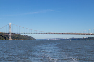 George Washing Bridge over the Hudson River in New York State