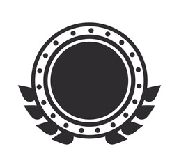 round badge image