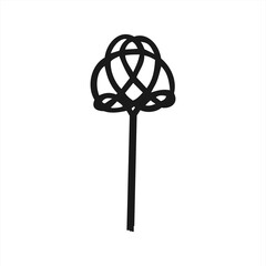 Obraz premium Mattress bat icon vector. Javanese rattan thumper. A typical Indonesian household tool used to hit the bed when it is dried in the sun. Suitable for various purposes.