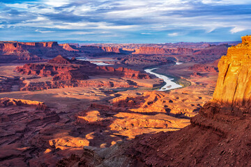 Winding Colorado River from Canyonlands Overlook