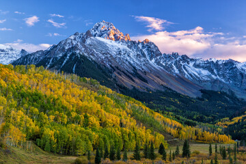 Last Light on Mount Sneffels
