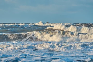 Selbstklebende Fototapeten Stormy coast in denmark. High quality photo © Florian Kunde