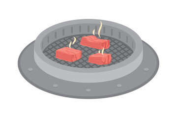 Korean bbq grill