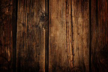 Texture of wooden surface as background, top view