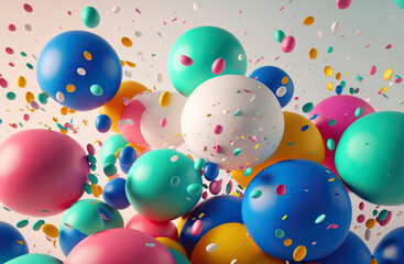 party balloons,balloons with confetti,colorful balloons background,balloons background,celebrate