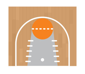 basketball half court