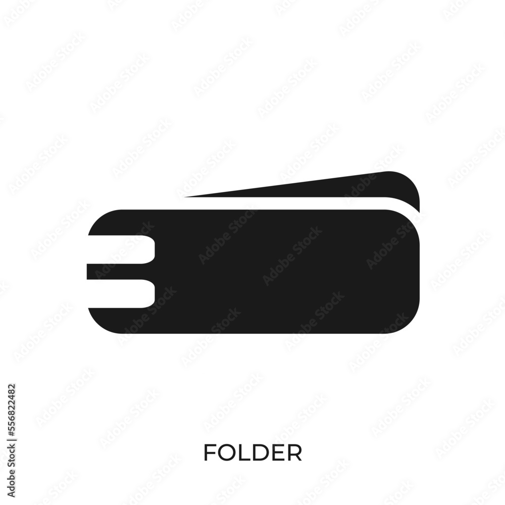 Poster folder icon vector. symbol illustration in unique trendy style. from computer operating system icons