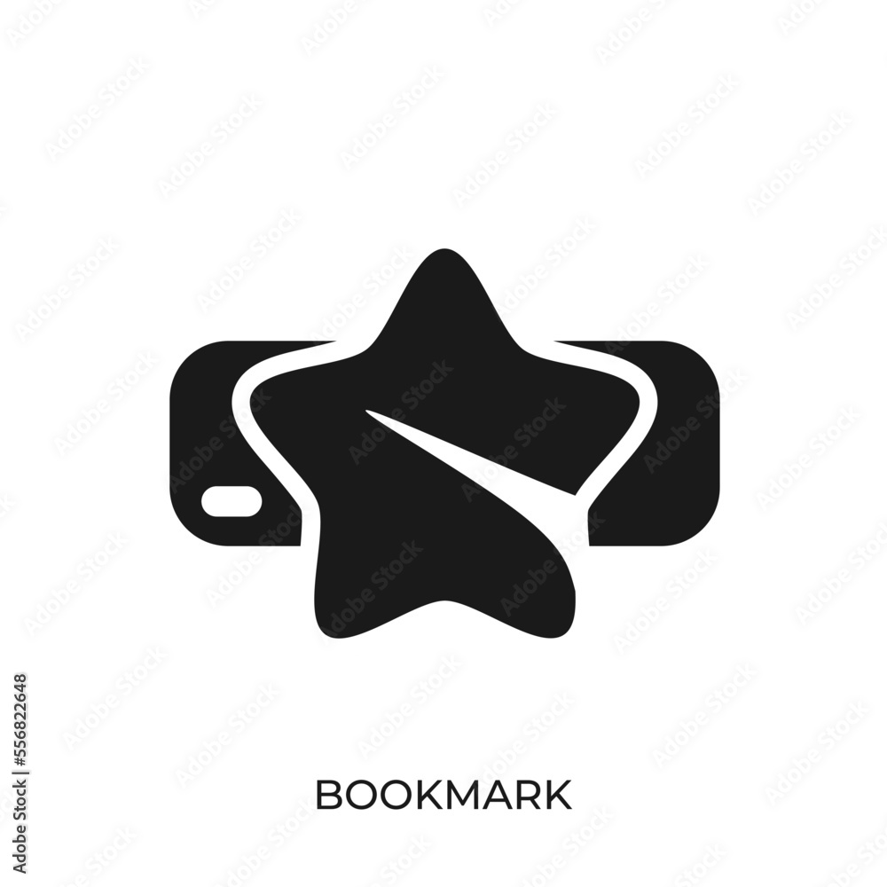 Fototapete The best Bookmark icon vector. Symbol illustration in unique trendy style. From Computer Operating System icons theme collections. Suitable for many purpose.