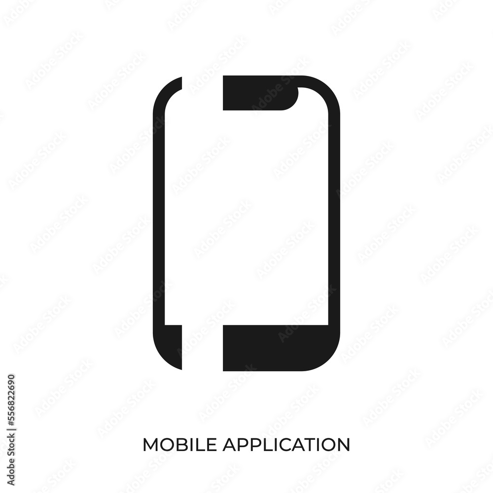 Poster the best mobile application icon vector. symbol illustration in unique trendy style. from online sto