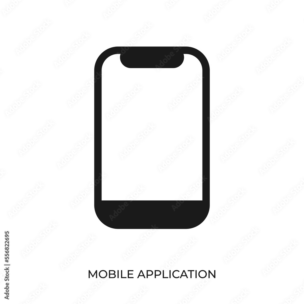 Poster the best mobile application icon vector. symbol illustration in unique trendy style. from online sto
