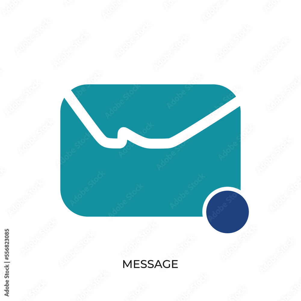 Poster the best message icon vector. symbol illustration in unique trendy style. from online store icons th