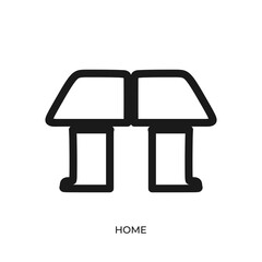 The best Home icon vector. Symbol illustration in unique trendy style. From Online Store icons theme collections. Suitable for many purpose.