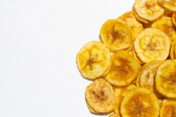 Banana stuffed with tamarind. Fruit snack
